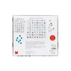 Laurence King Verlag Bedrohte Tiere-Bingo Familienspiel, White