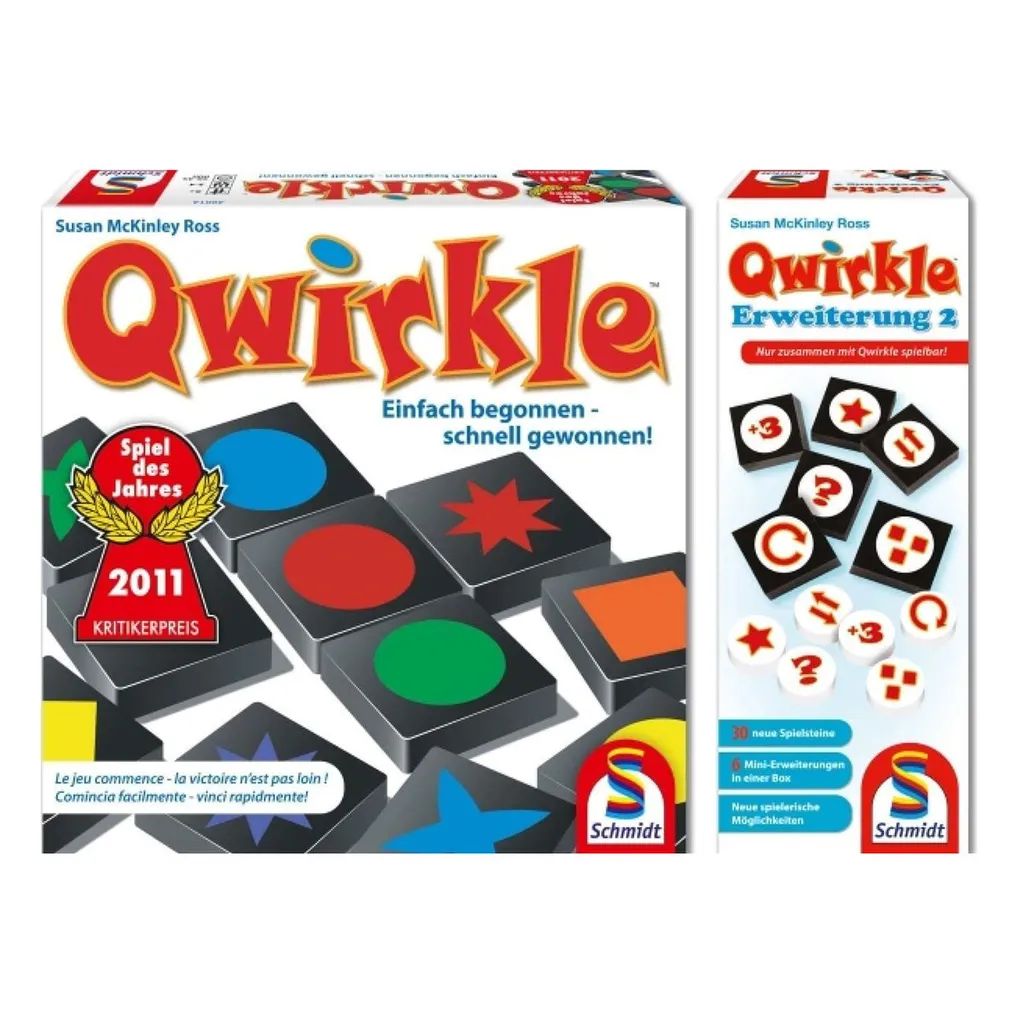 Schmidt Spiele Schmidt Spiiele Qwirkle Grundspiel Plus Erweiterung 2