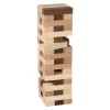 Goki 56685 Geschicklichkeitsspiel Wackelturm, Goki Nature 7,5 X 7,5 X 25,5 Cm, Holz, 51 Steine, Natur (1 Set)