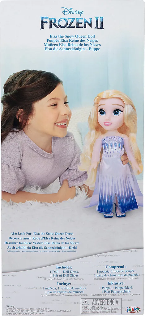 Jakks Pacific Spielwaren Die Eiskönigin 2 - Königin Elsa Puppe 35 Cm Stehpuppen Puppen Großpuppen – Bild 6