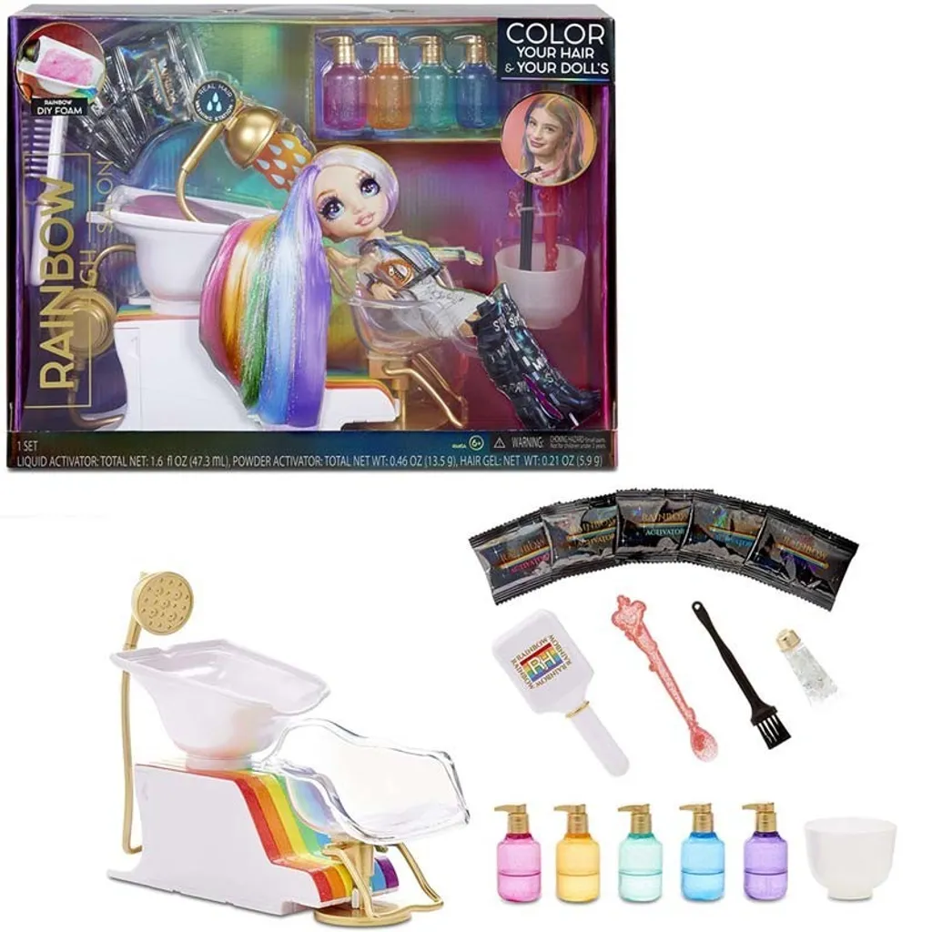 MGA Entertainment 567448E7C Rainbow High Salon Playset (ohne Puppe) – Bild 19