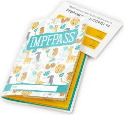 Itenga Design Impfpasshülle Motiv Afrikanische Tiere