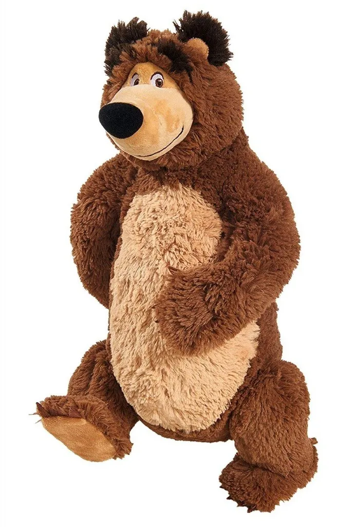 SIMBA TOYs Simba 109301016 Mascha Und Der Bär Set Plüschbär Puppe Groß Masha And The Bear Plüschtier – Bild 5