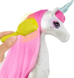 Barbie Dreamtopia Regenbogen-Königreich Magisches Haarspiel Einhorn