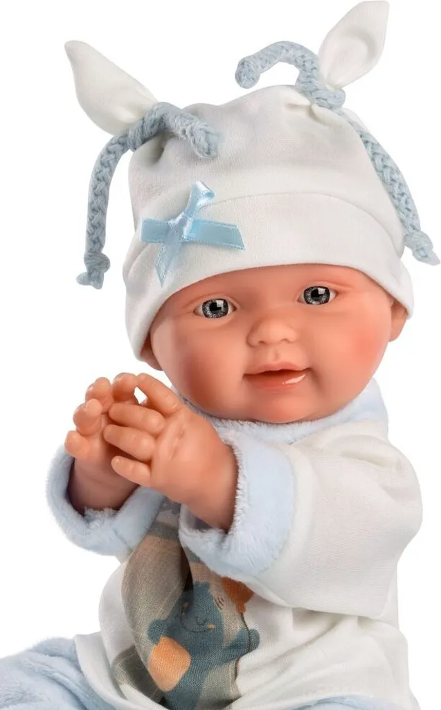 M. Llorens Jungen Babypuppe Bebito, 26 Cm Erstlingspuppe Festkörper Anatomisch – Bild 4