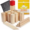 Ocean 5 Original Kubb Competition XXL | Wikinger Spiel, Holz - Birke | Premium Holzspiel Aus Massivholz | Outdoor Schwedenschach Für Kinder Und Erwachsene | Kubb Spiel Extra Großl - Birke 6x6x30 Cm