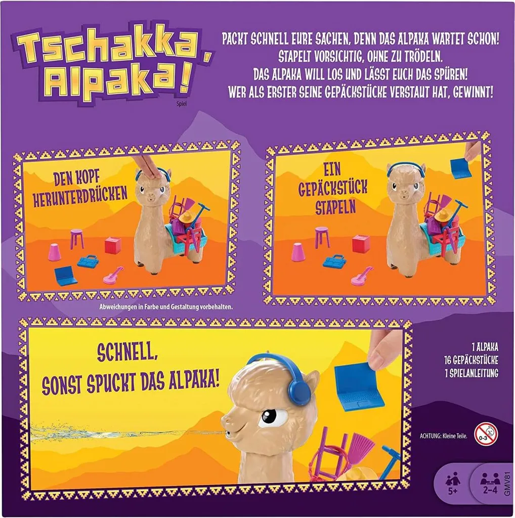 MATTEL TSCHAKKA, ALPAKA! Deutsche Sprachversion – Bild 9
