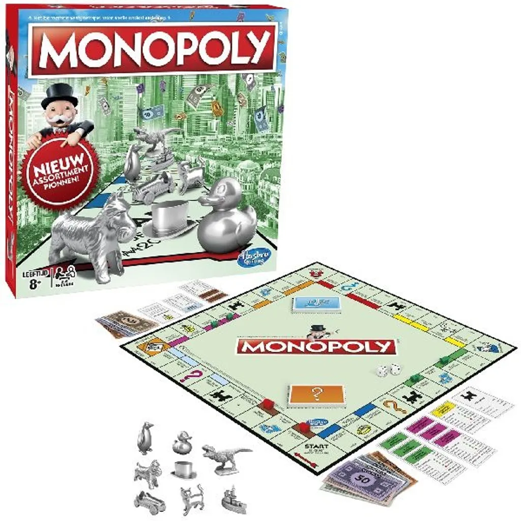 Hasbro Monopol 27 X 27 X 27 X 5,5 Cm Klassisch – Bild 5