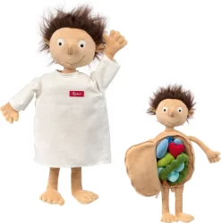 Sigikid Lernpuppe Erwin Der Kleine Patient Mehrfarbig 44cm, 38322