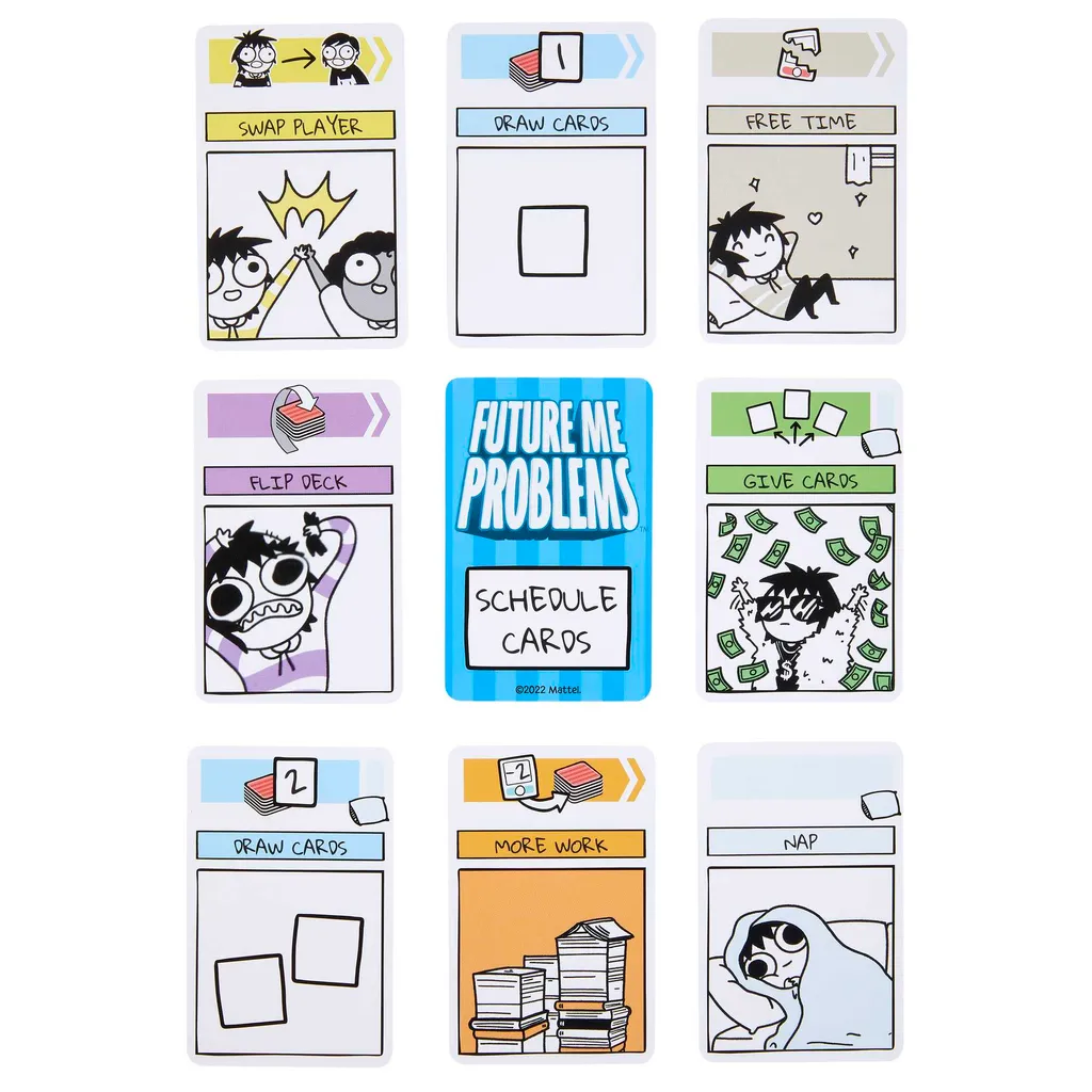 Mattel Games Future Me Problems Kartenspiel, Familienspiel – Bild 4