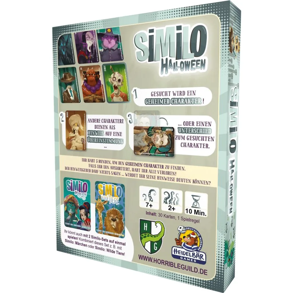 HR047 - Similo: Halloween - Kartenspiel, Für 2+ Spieler, Ab 7 Jahren (DE-Ausgabe) – Bild 5