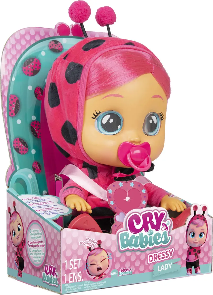 IMC Toys Spielwaren Cry Babies Dressy Lady Babypuppen Puppen Babypuppen – Bild 11