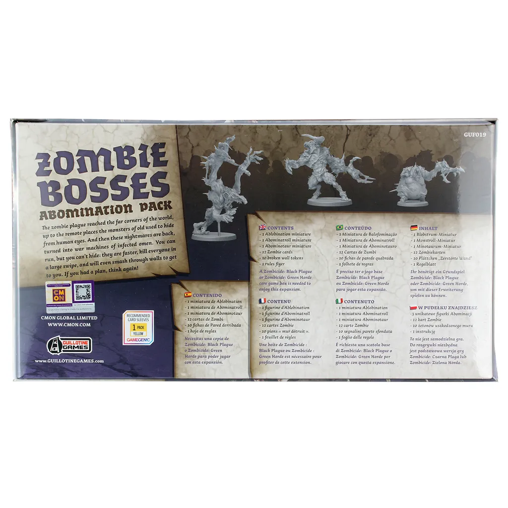 CMON Zombicide: Zombie Bosses - Erweiterung – Bild 4