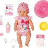Zapf Creation 827956 BABY Born Magic Girl 43 Cm - Neu Mit Magischem Schnuller Und 10 Lebensechten Funktionen