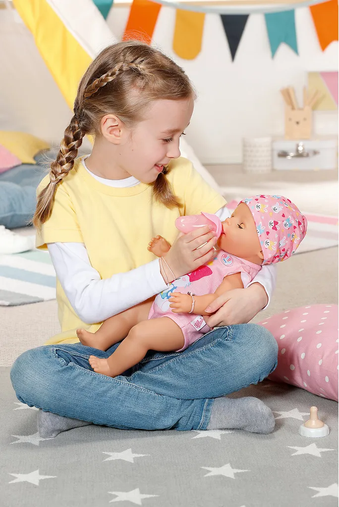 Zapf Creation 827956 BABY Born Magic Girl 43 Cm - Neu Mit Magischem Schnuller Und 10 Lebensechten Funktionen – Bild 6