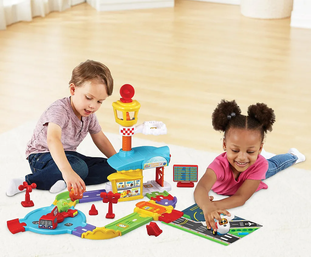 Vtech Spielwaren Tut Tut Baby Flitzer - Fröhlicher Flughafen Autospielesets Autospielsets & Zubehör Ttbf HK22 – Bild 3