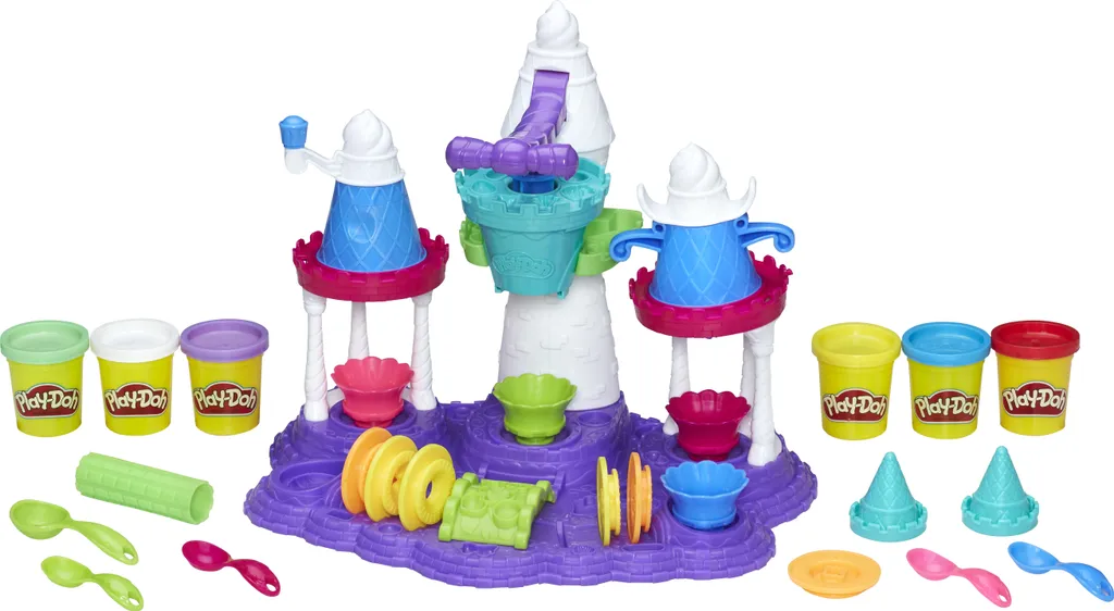 Hasbro Gaming Play-Doh Kitchen Creations Eiscreme Schloss