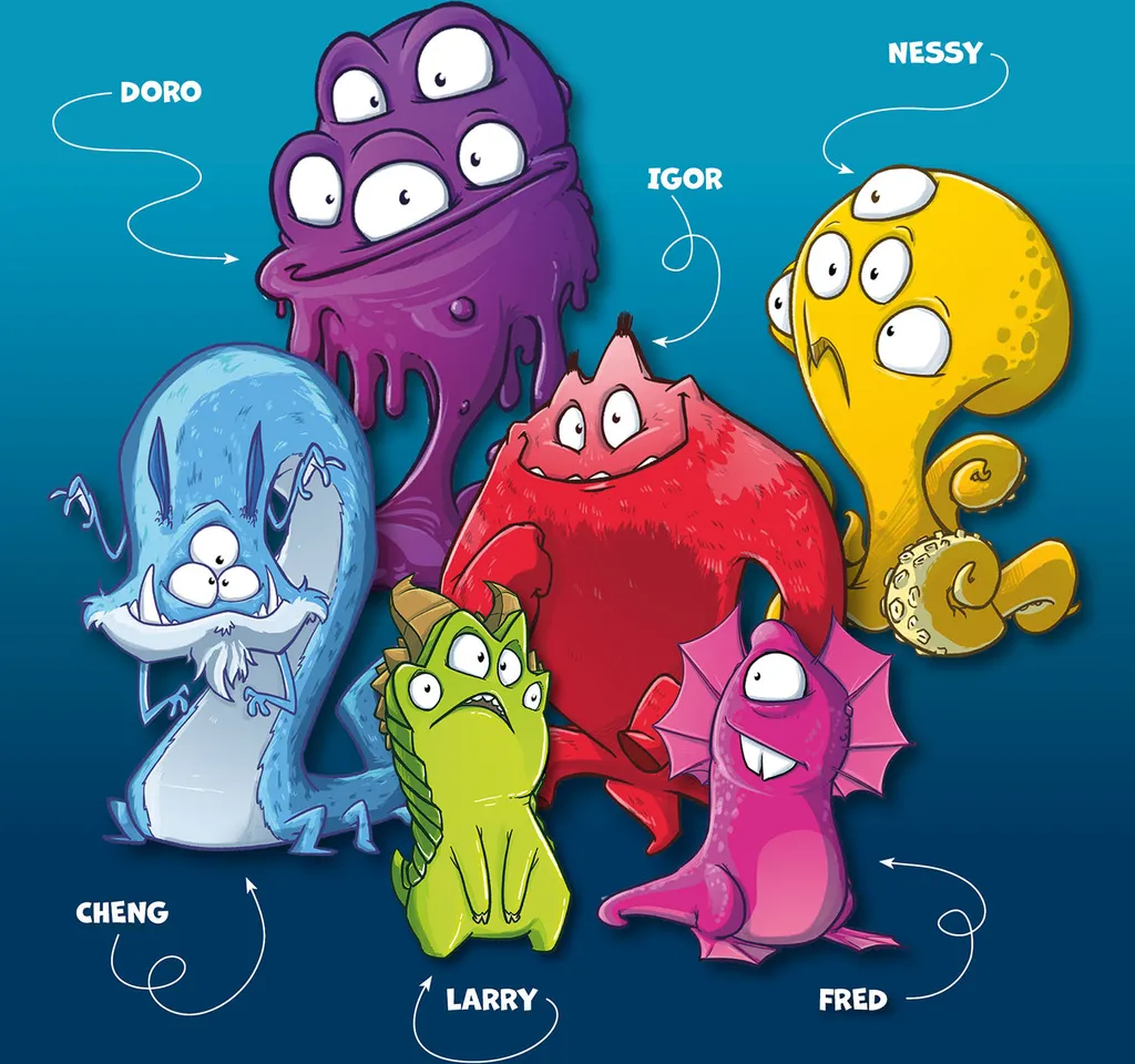 Kosmos FKS6806880 - Monster 12, Karten-/Würfelspiel, 2-5 Spieler, Ab 7 Jahren (DE-Ausgabe) – Bild 3