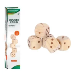 5 Stück XL Holzwürfel 6x6cm Würfel