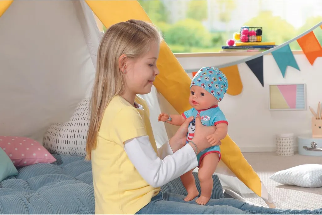 Zapf Creation 827963 BABY Born Magic Boy 43 Cm - Neu Mit Magischem Schnuller Und 10 Lebensechten Funktionen – Bild 16