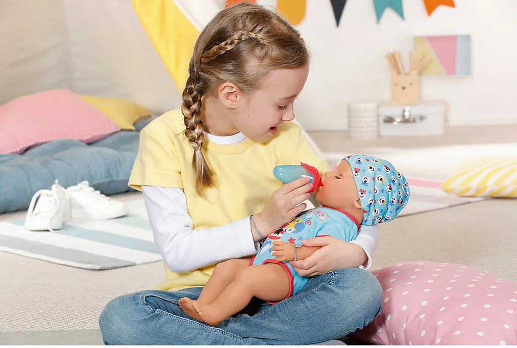 Zapf Creation 827963 BABY Born Magic Boy 43 Cm - Neu Mit Magischem Schnuller Und 10 Lebensechten Funktionen – Bild 8