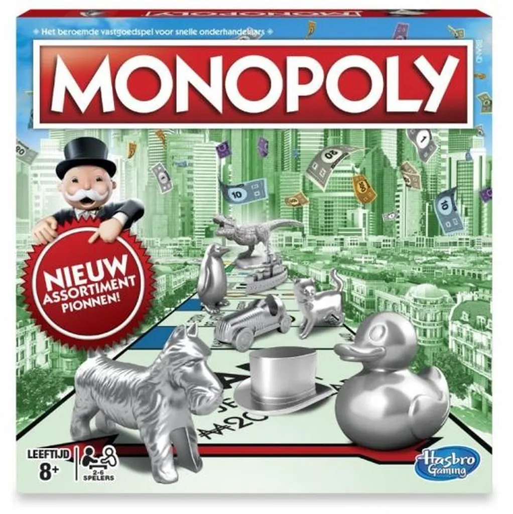 Hasbro Monopol 27 X 27 X 27 X 5,5 Cm Klassisch