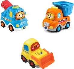 Vtech Spielwaren Tut Tut Baby Flitzer - 3er Set Baustellenfahrzeuge (Abschleppfahrz., K Autospielesets Autospielsets & Zubehör Babyspielspass20 Spielzeugknaller Tututbabyflitzer