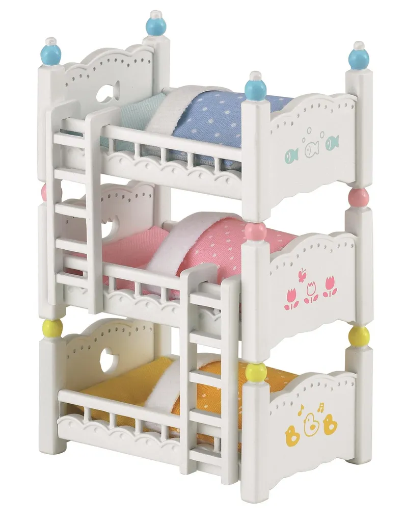 Epoch 4448 Sylvanian Families® Dreistöckiges Babyhochbett – Bild 3
