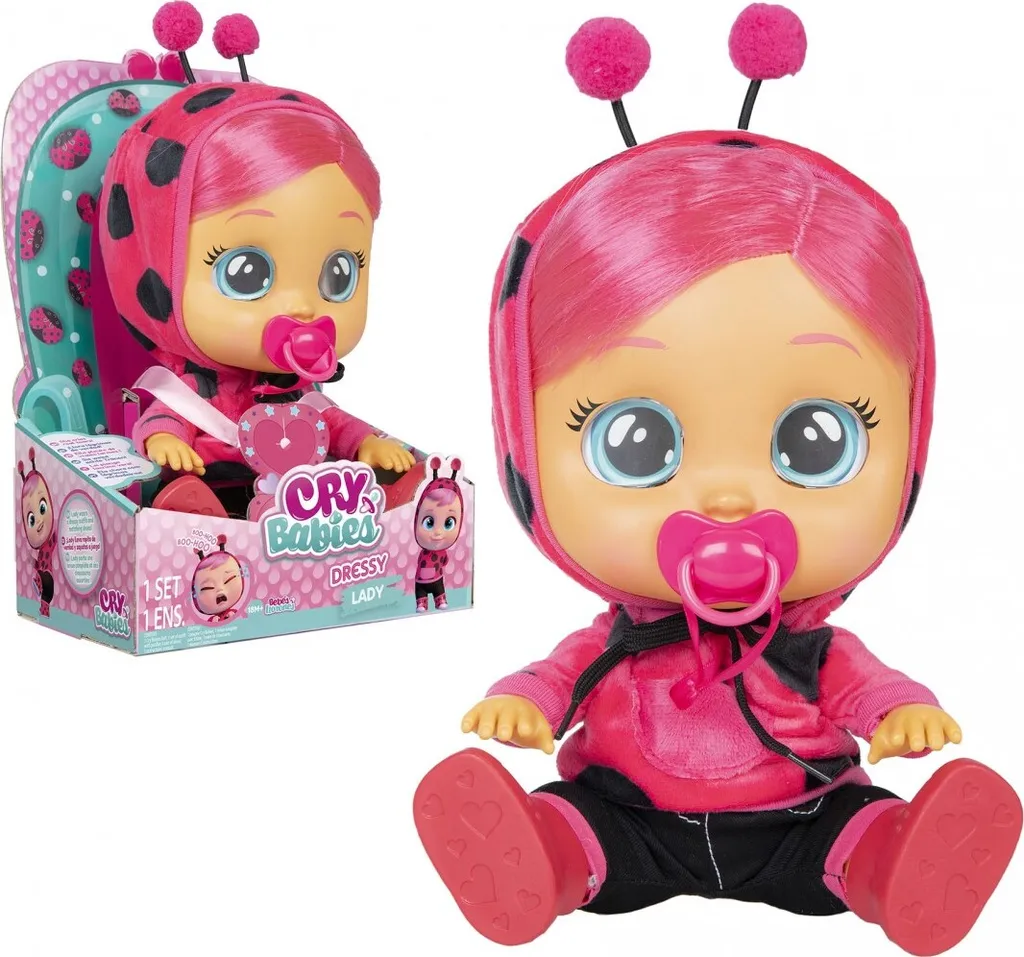 IMC Toys Spielwaren Cry Babies Dressy Lady Babypuppen Puppen Babypuppen – Bild 10