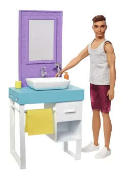 Barbie Ken Puppe Rasierspaß Spielset