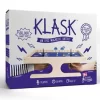 KLASK - Preisgekröntes Geschicklichkeitsspiel Für 2 Spieler - Brettspiel Für Familie Und Erwachsene - Magnetspiel Aus Holz - Spiel Des Jahres Empfehlungsliste - Schlag Den Star - Spiele Ab 8 Jahren