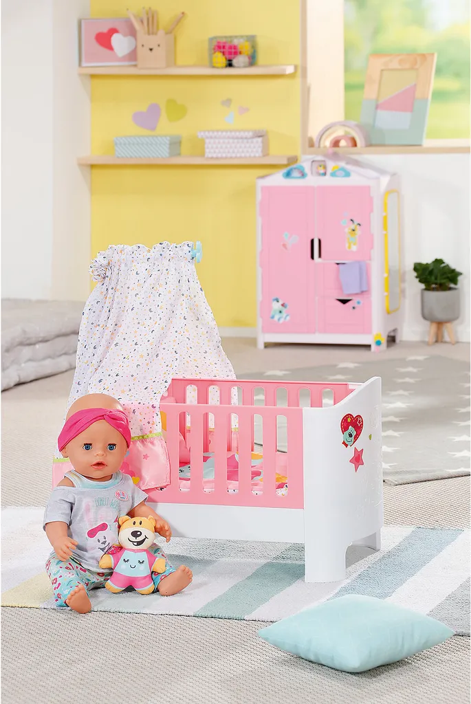 Zapf Creation 827956 BABY Born Magic Girl 43 Cm - Neu Mit Magischem Schnuller Und 10 Lebensechten Funktionen – Bild 11