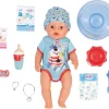 Zapf Creation 827963 BABY Born Magic Boy 43 Cm - Neu Mit Magischem Schnuller Und 10 Lebensechten Funktionen