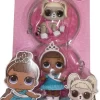 MGA Entertainment New LOL Suprise Puppen Little Sister Braune Haare Mit Haustier Katze 2er Set