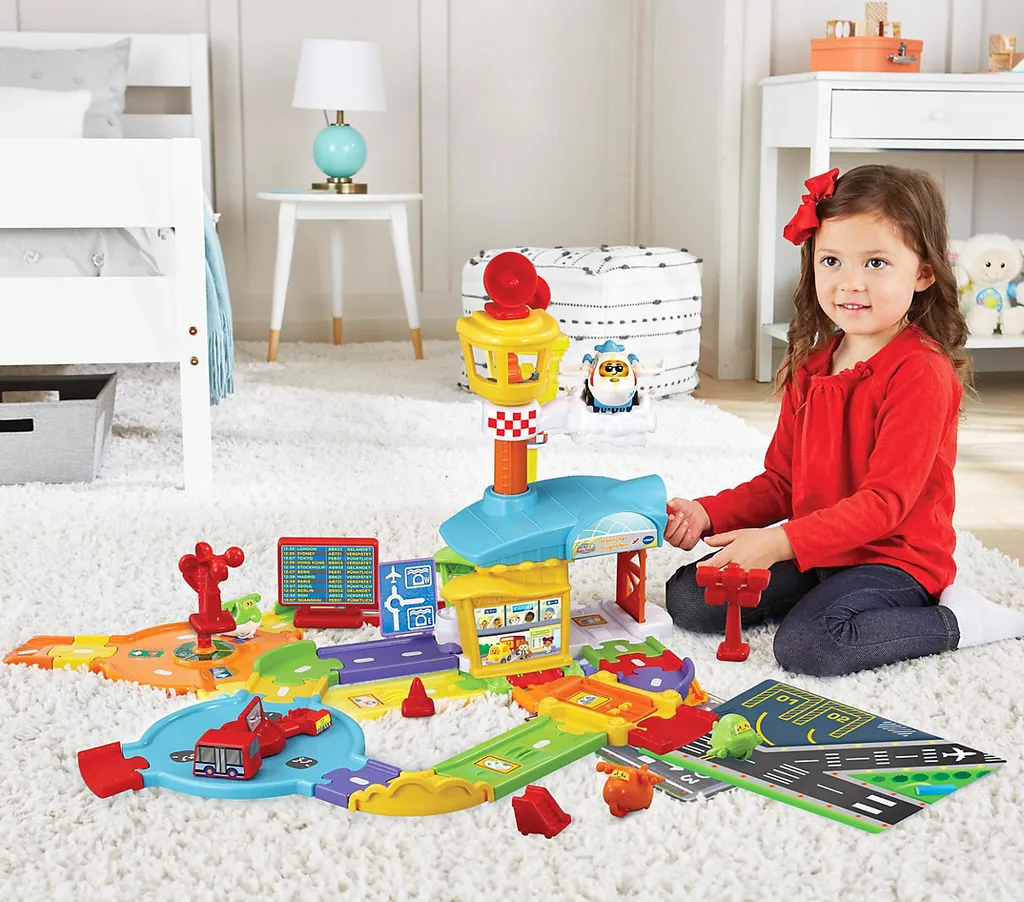 Vtech Spielwaren Tut Tut Baby Flitzer - Fröhlicher Flughafen Autospielesets Autospielsets & Zubehör Ttbf HK22 – Bild 4