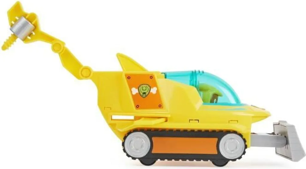 PAW Patrol Aqua Pups Rubble, Verwandelbares Hammerhead Shark Vehicle Mit Action-Figur Zum Sammeln, Kinderspielzeug, Fahrzeug, 3 Jahr(e), Grau, Gelb – Bild 6
