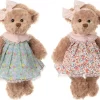 Bukowski Teddybär Lovely Helena 35 Cm Rosé Geblümtes Kleid