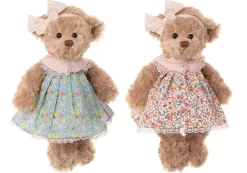 Bukowski Teddybär Lovely Helena 35 Cm Rosé Geblümtes Kleid