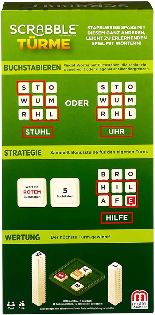 MATTEL Scrabble Türme – Bild 6