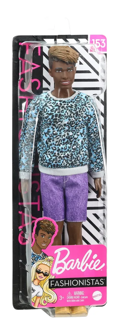 Barbie Fashionistas Ken Puppe (Dreadlocks) Mit Türkisem Pullover, Anziehpuppe – Bild 7