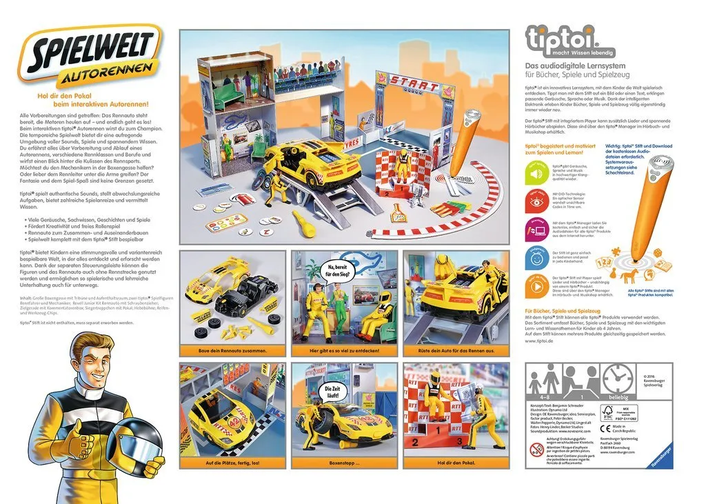 Ravensburger Tiptoi® Spielwelt Autorennen – Bild 4