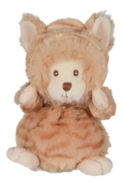 BARBARA BUKOWSKI Ziggy Katze Orange Plüschkatze Verwandlungsbär Bär 15 Cm NEU