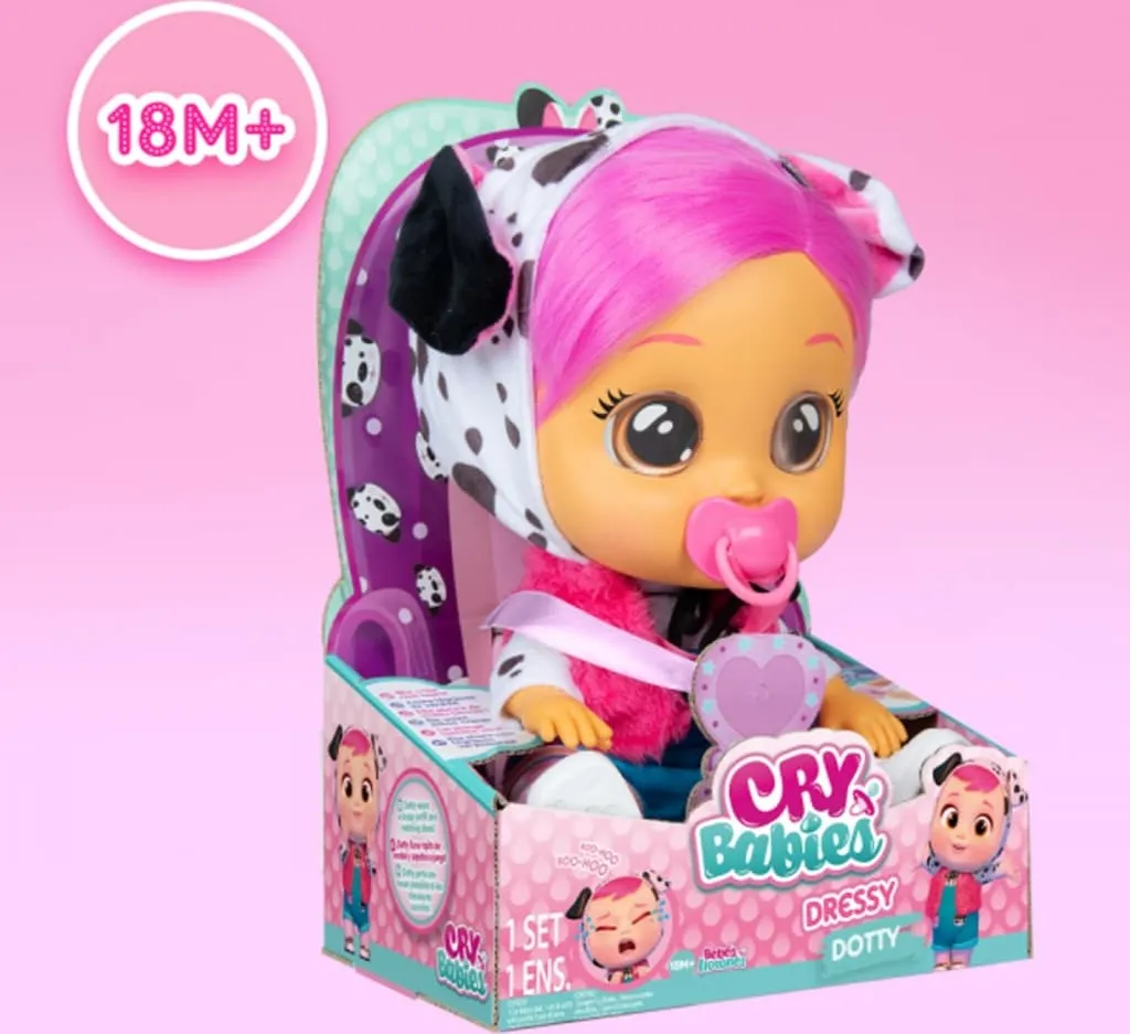 IMC Toys Spielwaren Cry Babies Dressy Dotty Babypuppen Puppen Babypuppen Räumungsverkauf – Bild 12