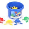 Frosch Hüpfspiel Geschicklichkeitsspiel 13 Tlg.