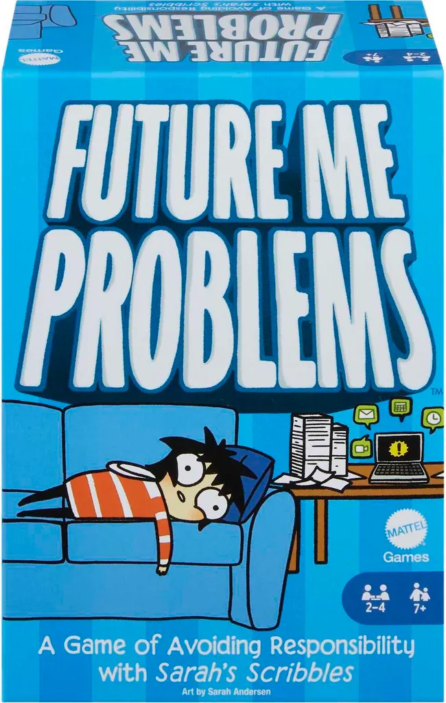 Mattel Games Future Me Problems Kartenspiel, Familienspiel