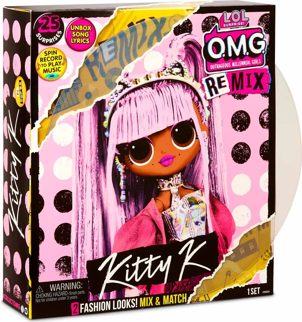 MGA Entertainment 567240E7C L.O.L. Surprise OMG New Theme Series- Doll 2- Kitty Queen – Bild 4