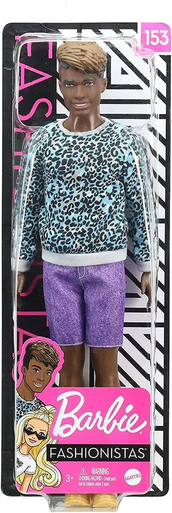 Barbie Fashionistas Ken Puppe (Dreadlocks) Mit Türkisem Pullover, Anziehpuppe – Bild 8
